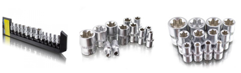 Zestaw 12 nasadek TORX Zestaw 12 nasadek TORX