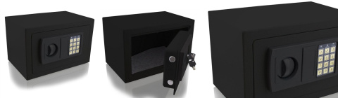 Sejf meblowy elektroniczny (czarny) Sejf meblowy elektroniczny (czarny)