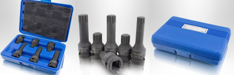 ZESTAW KLUCZY UDAROWYCH XZN SPLINE 1/2" ZESTAW KLUCZY UDAROWYCH XZN SPLINE 1/2"
