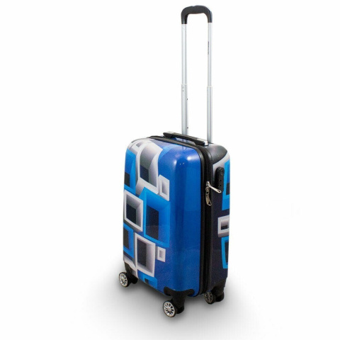 Walizki set blueiwhite Walizki set blueiwhite