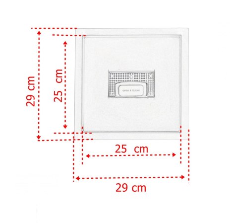 ODPŁYW KWADRATOWY PIXEL STAL NIERDZEWNA ŚCIEK PRYSZNICOWY BRODZIK 25X25 ODPŁYW KWADRATOWY PIXEL STAL NIERDZEWNA ŚCIEK PRYSZNICOWY BRODZIK 25X25