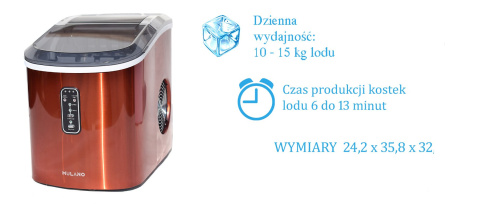 Kostkarka Maszynka Do Lodu Pomarańczowa Stołowa Kostkarka Maszynka Do Lodu Pomarańczowa Stołowa