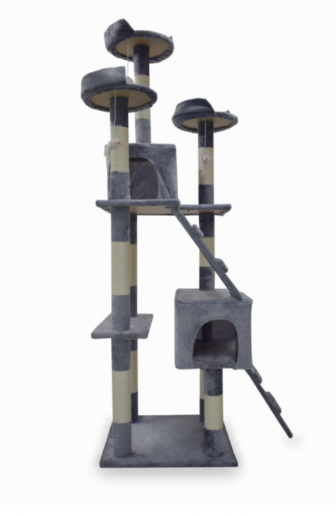 DRAPAK DLA KOTA JASNO SZARY 170cm DOMEK DRZEWKO DRZEWO LEGOWISKO DRAPAK DLA KOTA JASNO SZARY 170cm DOMEK DRZEWKO DRZEWO LEGOWISKO