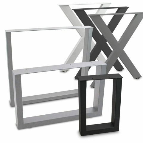 Nogi do stołu, podpórki, kształt X 72X60 SZARE Nogi do stołu, podpórki, kształt X 72X60 SZARE