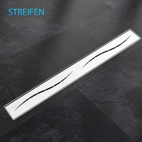 Odpływ Liniowy STREIFEN z syfonem prysznicowy brodzik stalowy 70CM Odpływ Liniowy STREIFEN z syfonem prysznicowy brodzik stalowy 70CM