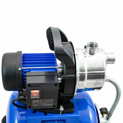 POMPA WODNA OGRODOWA KOCIOŁ STALOWY 19L 1200W 50M POMPA WODNA OGRODOWA KOCIOŁ STALOWY 19L 1200W 50M