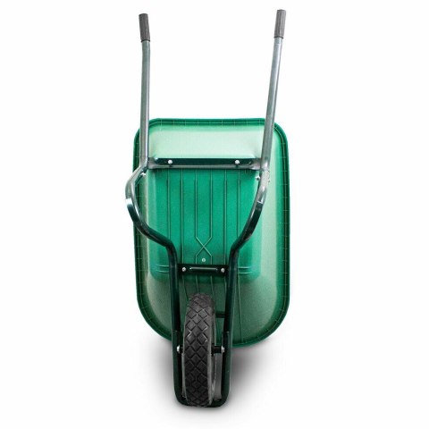 Taczka Ogrodowa/Budowlana Jednokołowa PU 100L 250kg Misa PVC Czarne Koło Taczka Ogrodowa/Budowlana Jednokołowa PU 100L 250kg Misa PVC Czarne Koło