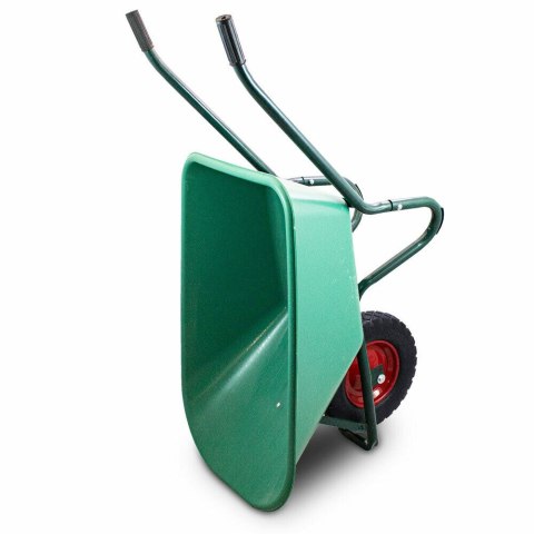 Taczka Ogrodowa/Budowlana Jednokołowa PU 100L 250kg Misa PVC Czarne Koło Taczka Ogrodowa/Budowlana Jednokołowa PU 100L 250kg Misa PVC Czarne Koło