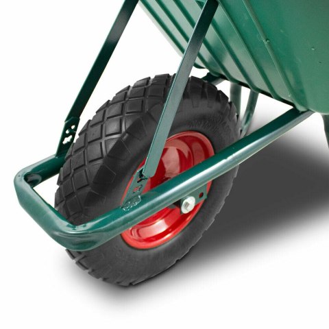 Taczka Ogrodowa/Budowlana Jednokołowa PU 100L 250kg Misa PVC Czarne Koło Taczka Ogrodowa/Budowlana Jednokołowa PU 100L 250kg Misa PVC Czarne Koło
