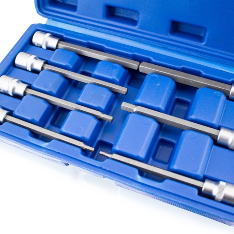 ZESTAW DŁUGICH NASADEK 3/8" HEX, SPLINE XZN I TORX 110MM 21 ELEMENTÓW ZESTAW DŁUGICH NASADEK 3/8" HEX, SPLINE XZN I TORX 110MM 21 ELEMENTÓW