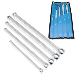 Zestaw długich Kluczy Oczkowych 233-410mm 8-19mm 5 Elementów