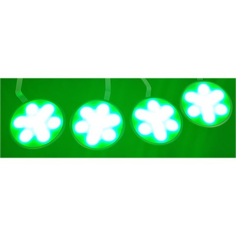 4x Reflektor RGB LED Como Multicolor z pilotem 4x Reflektor RGB LED Como Multicolor z pilotem
