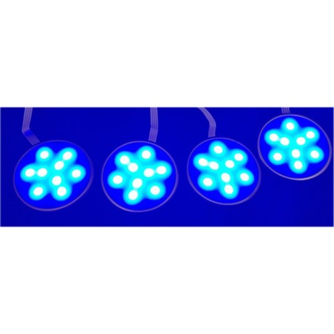 4x Reflektor RGB LED Como Multicolor z pilotem 4x Reflektor RGB LED Como Multicolor z pilotem