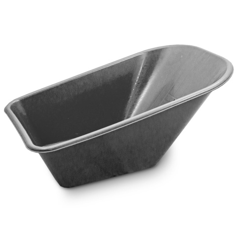 Zapasowa misa koryto wanna plastikowa do taczki taczka PVC 100L Czarna