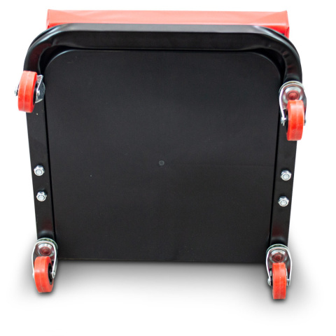 Mobilny stołek warsztatowy hoker taboret z półką 150kg Mobilny stołek warsztatowy hoker taboret z półką 150kg