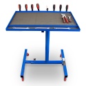 Regulowany stół wózek montażowy mobilny