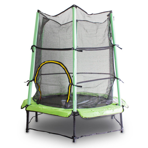 Trampolina dla dzieci 140cm jasnozielona Trampolina dla dzieci 140cm jasnozielona