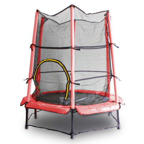 Trampolina dla dzieci 140cm czerwona Trampolina dla dzieci 140cm czerwona