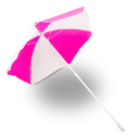 Stolik ogrodowy dziecięcy z parasolem różowy