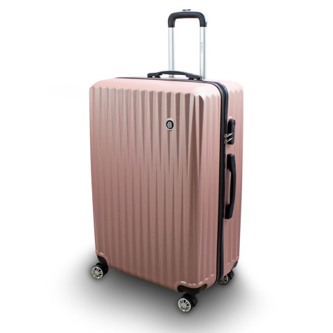 Zestaw 3 walizek podróżnych BARUT rosegold Zestaw 3 walizek podróżnych BARUT rosegold