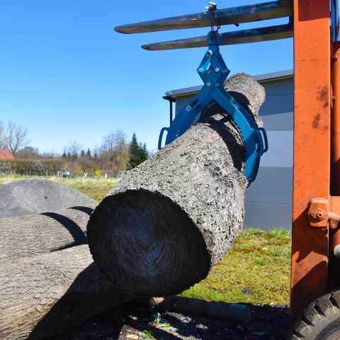 Chwytak do drewna 520mm 800kg samozaciskowy transportowy Chwytak do drewna 520mm 800kg samozaciskowy transportowy