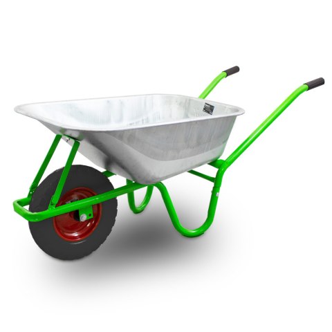 Taczka Ogrodowa/Budowlana Jednokołowa PU 100L 250kg Misa PVC Czarne Koło Taczka Ogrodowa/Budowlana Jednokołowa PU 100L 250kg Misa PVC Czarne Koło