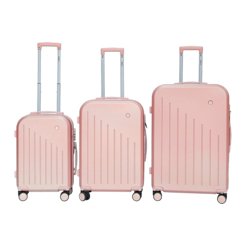 Zestaw walizek podróżnych 3w1 w kolorze rosegold Zestaw walizek podróżnych 3w1 w kolorze rosegold