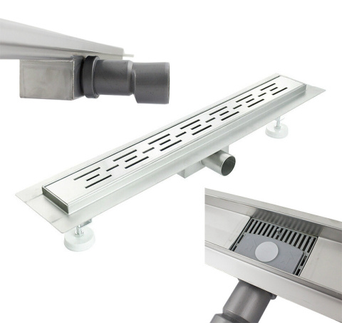 ODPŁYW LINIOWY Matrix Z SYFONEM 130cm STAL NIERDZEWNA ODPŁYW LINIOWY Matrix Z SYFONEM 130cm STAL NIERDZEWNA