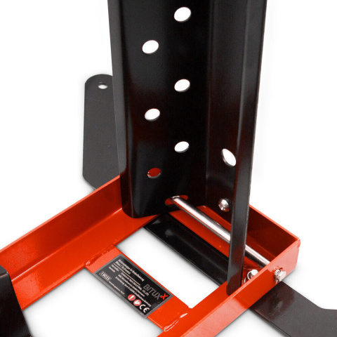 Uchwyt transportowy do motocykla 450kg czerwony Uchwyt transportowy do motocykla 450kg czerwony