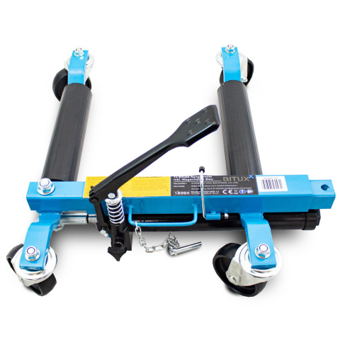 Wózek rolka pod koła z podnośnikiem hydraulicznym Wózek rolka pod koła z podnośnikiem hydraulicznym