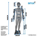 MANEKIN WYSTAWOWY PEŁNOPOSTACIOWY DZIECIĘCY DZIEWCZYNKA 140CM