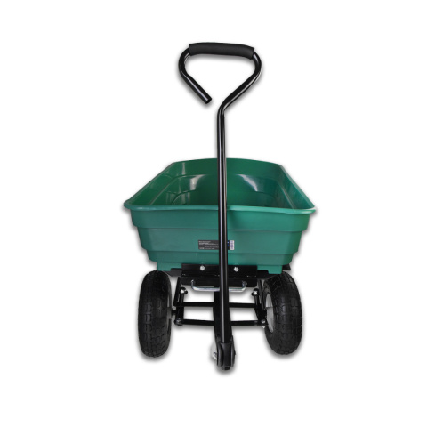 Wózek ogrodowy taczka wywrotka na 4 kółkach transportowy 120L 240kg Wózek ogrodowy taczka wywrotka na 4 kółkach transportowy 120L 240kg