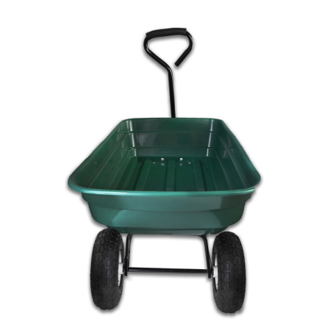 Wózek ogrodowy taczka wywrotka na 4 kółkach transportowy 120L 240kg Wózek ogrodowy taczka wywrotka na 4 kółkach transportowy 120L 240kg