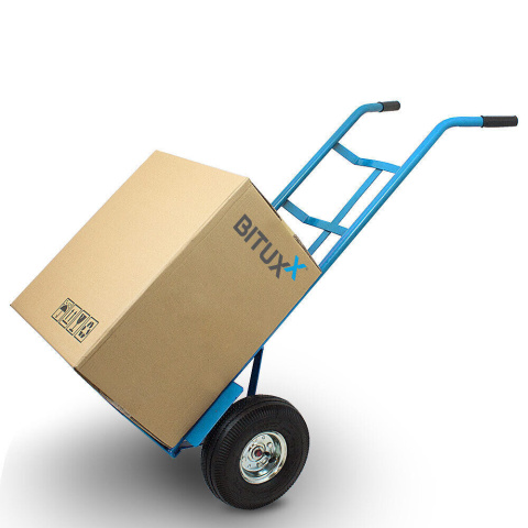 Wózek ręczny magazynowy 200kg opony pneumatyczne Wózek ręczny magazynowy 200kg opony pneumatyczne