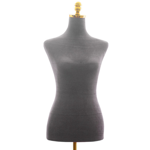 Manekin krawiecki damski elegancki na nóżce szary Manekin krawiecki damski elegancki na nóżce szary