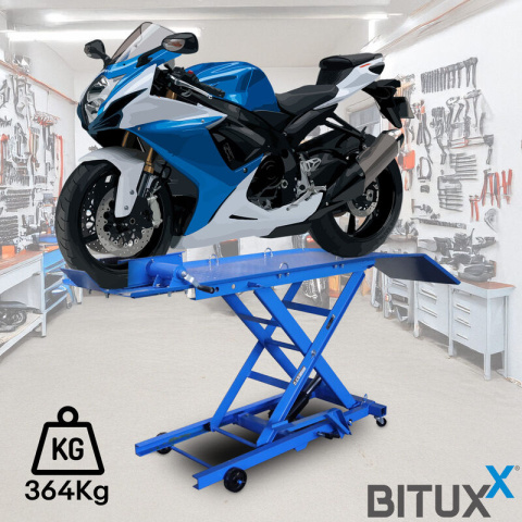 Podnośnik nożycowy hydrauliczny platforma serwisowa do motocykli do 364kg Podnośnik nożycowy hydrauliczny platforma serwisowa do motocykli do 364kg