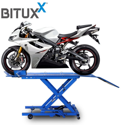 Podnośnik nożycowy hydrauliczny platforma serwisowa do motocykli do 364kg Podnośnik nożycowy hydrauliczny platforma serwisowa do motocykli do 364kg