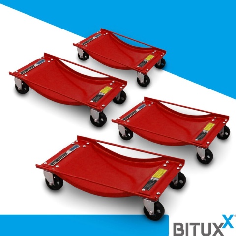 Wózki Manewrowe rolki transportowe z Udźwigiem 450kg 4 sztuki Wózki Manewrowe rolki transportowe z Udźwigiem 450kg 4 sztuki