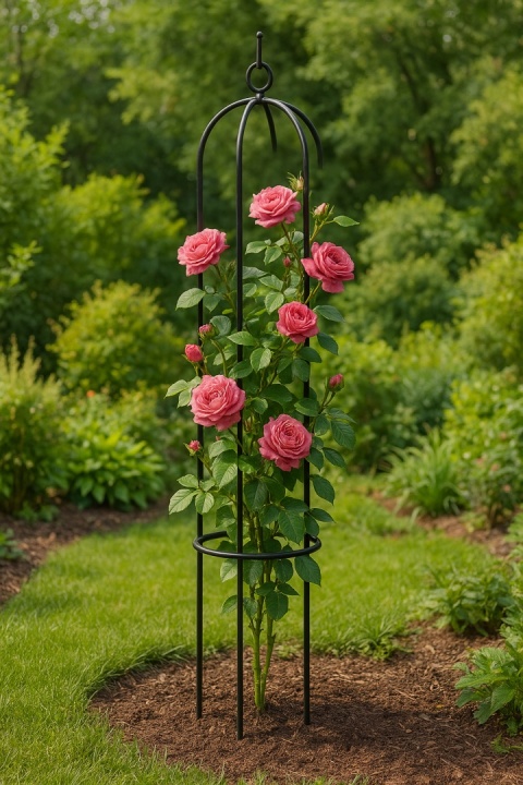 Metalowa pergola ogrodowa wspornik na róże 150cm Metalowa pergola ogrodowa wspornik na róże 150cm