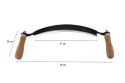 Ośnik do korowania kory zakrzywiony strug ręczny korownik 25cm Ośnik do korowania kory zakrzywiony strug ręczny korownik 25cm