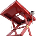 Podnośnik HYDRAULICZNY Nożycowy Platforma podnosząca 135kg czerwony Podnośnik HYDRAULICZNY Nożycowy Platforma podnosząca 135kg czerwony