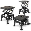Podnośnik HYDRAULICZNY Nożycowy Platforma podnosząca 135kg czarny Podnośnik HYDRAULICZNY Nożycowy Platforma podnosząca 135kg czarny