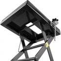 Podnośnik HYDRAULICZNY Nożycowy Platforma podnosząca 135kg czarny Podnośnik HYDRAULICZNY Nożycowy Platforma podnosząca 135kg czarny