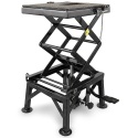 Podnośnik HYDRAULICZNY Nożycowy Platforma podnosząca 135kg czarny Podnośnik HYDRAULICZNY Nożycowy Platforma podnosząca 135kg czarny