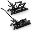 Podnośnik motocyklowy podnośnik hydrauliczny platforma 680kg czarny Podnośnik motocyklowy podnośnik hydrauliczny platforma 680kg czarny