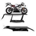 Podnośnik nożycowy hydrauliczny platforma serwisowa do motocykli 460kg czarny Podnośnik nożycowy hydrauliczny platforma serwisowa do motocykli 460kg czarny