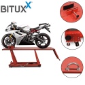 Podnośnik nożycowy hydrauliczny platforma serwisowa do motocykli 460kg Podnośnik nożycowy hydrauliczny platforma serwisowa do motocykli 460kg