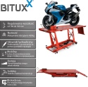 Podnośnik nożycowy hydrauliczny platforma serwisowa do motocykli 460kg Podnośnik nożycowy hydrauliczny platforma serwisowa do motocykli 460kg