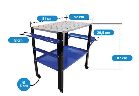 Mobilny stół spawalniczy warsztatowy roboczy
