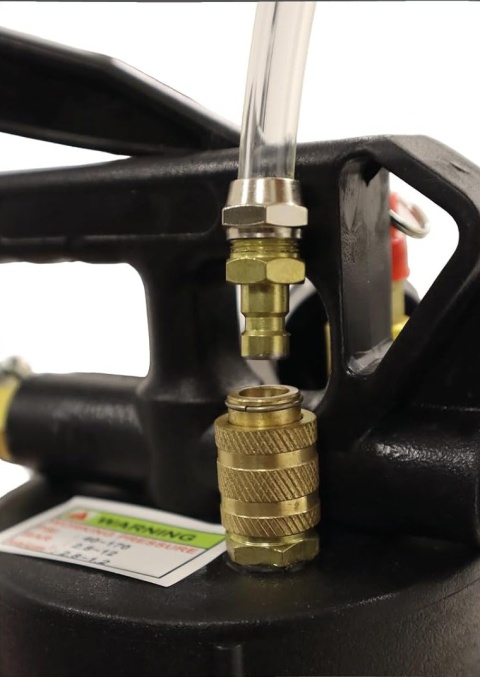 Pneumatyczny Napełniacz Oleju Przekładniowego 10L + adaptery